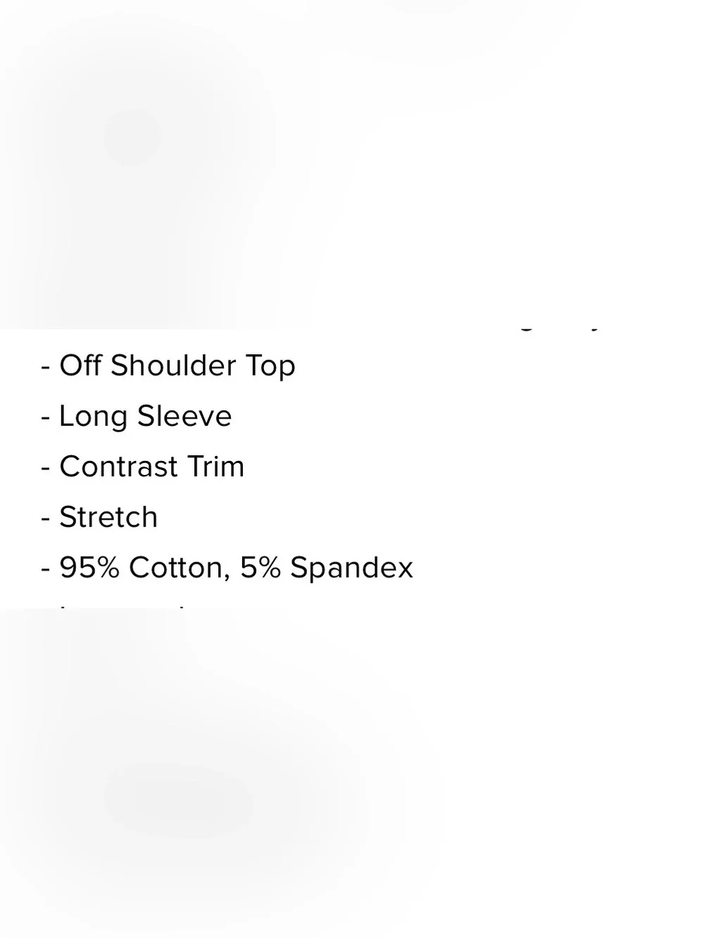 Fashion Nova , Off Shoulder Top, women’s 1X - Picture 6 of 6